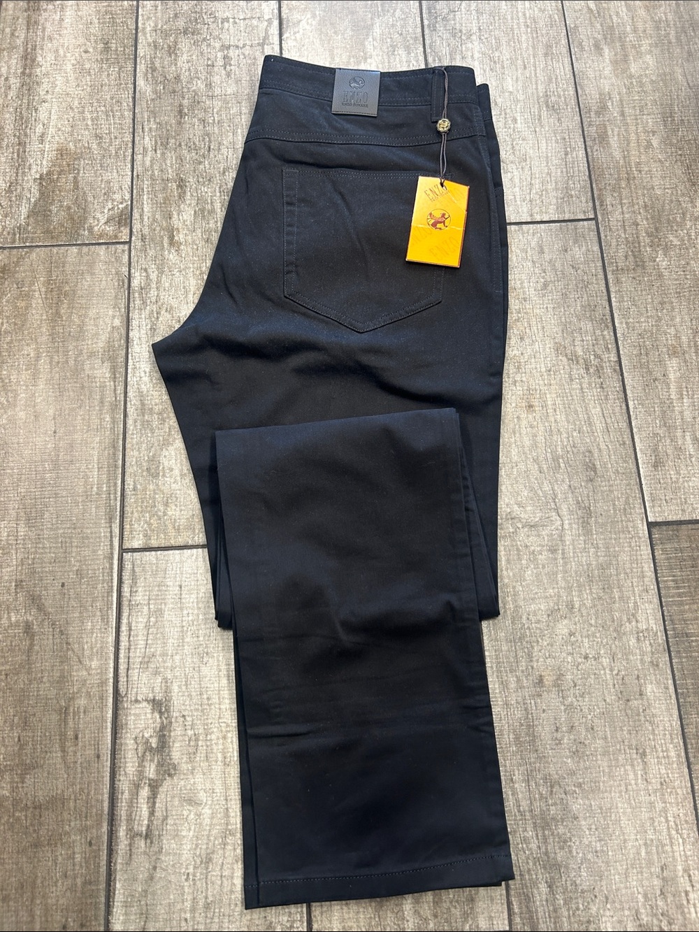 Enzo Tovare Denim Men's Black Soft Fit Jeans / pants - NWT